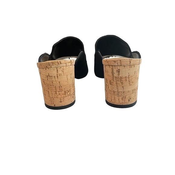 𝅺VANELI Black Suede and Cork‎ Sandals 7.5 - Picture 11 of 11